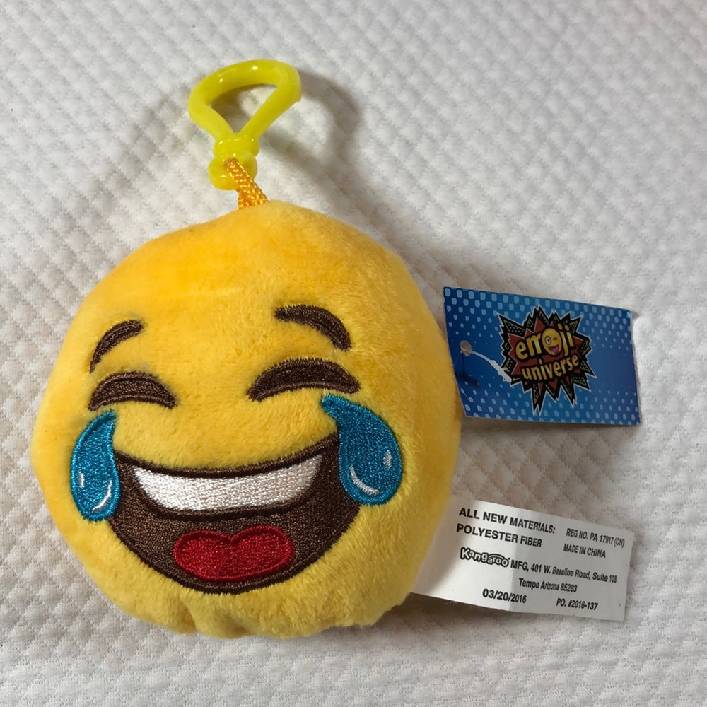 Emoji Universe ROFL Backpack Decor